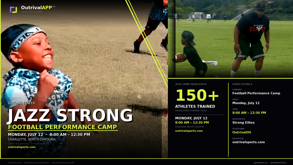 Jazz Strong Football Performance Camp
